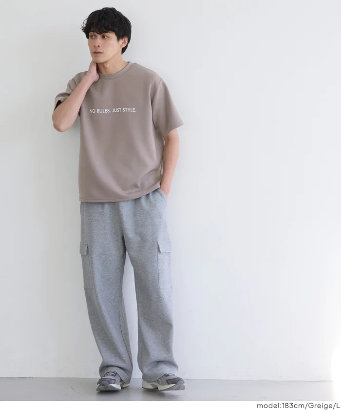 ソフトジャージープリントトップス メンズ メール便不可 - Image 9