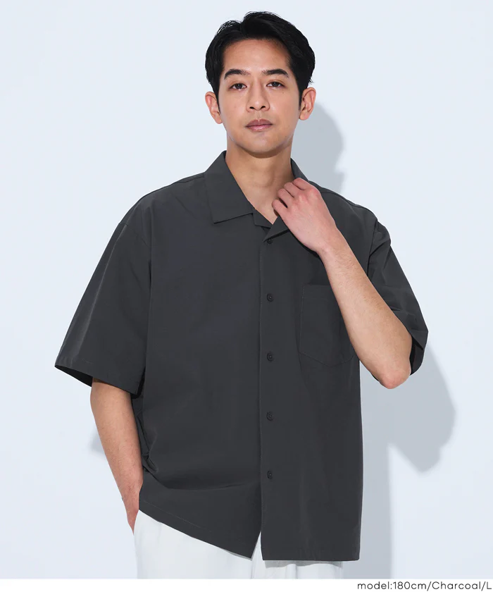 4way半袖開襟シャツ メンズ メール便不可 - Image 11