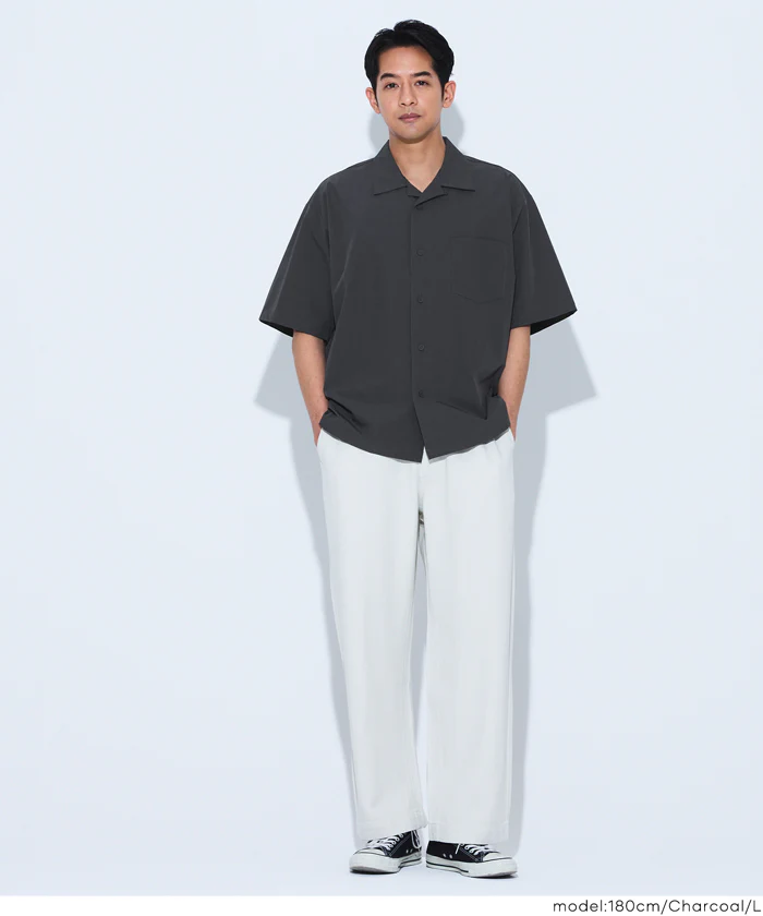 4way半袖開襟シャツ メンズ メール便不可 - Image 7