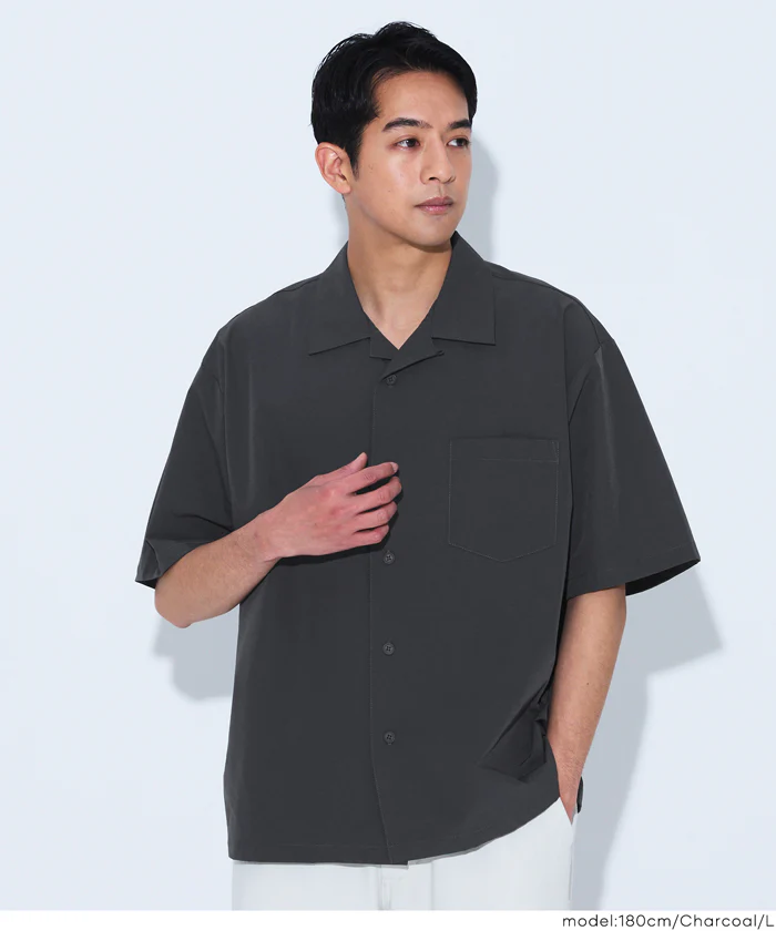 4way半袖開襟シャツ メンズ メール便不可 - Image 8