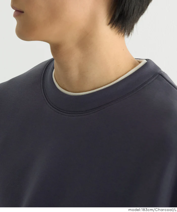 ソフトジャージーレイヤード風トップス メンズ メール便不可 - Image 14