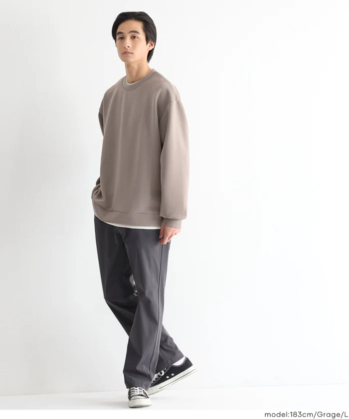 ソフトジャージーレイヤード風トップス メンズ メール便不可 - Image 6