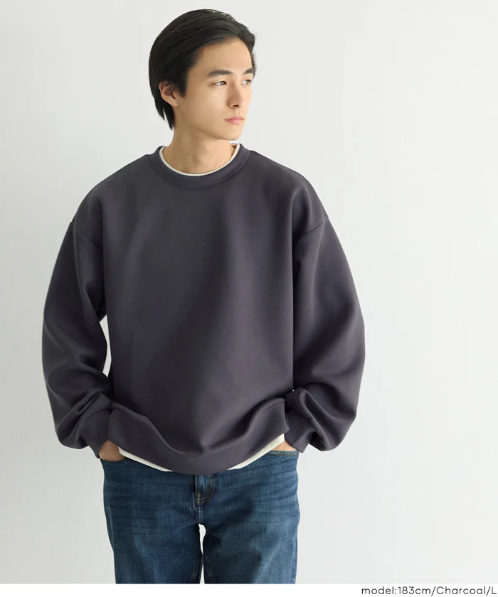 ソフトジャージーレイヤード風トップス メンズ メール便不可 - Image 9