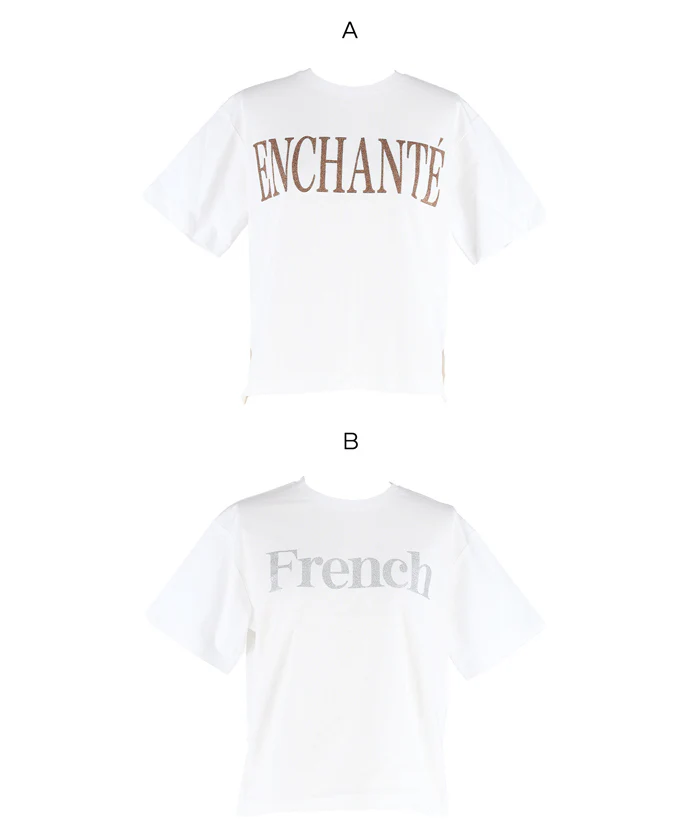 ラメロゴ半袖Tシャツ レディース メール便不可 - Image 16