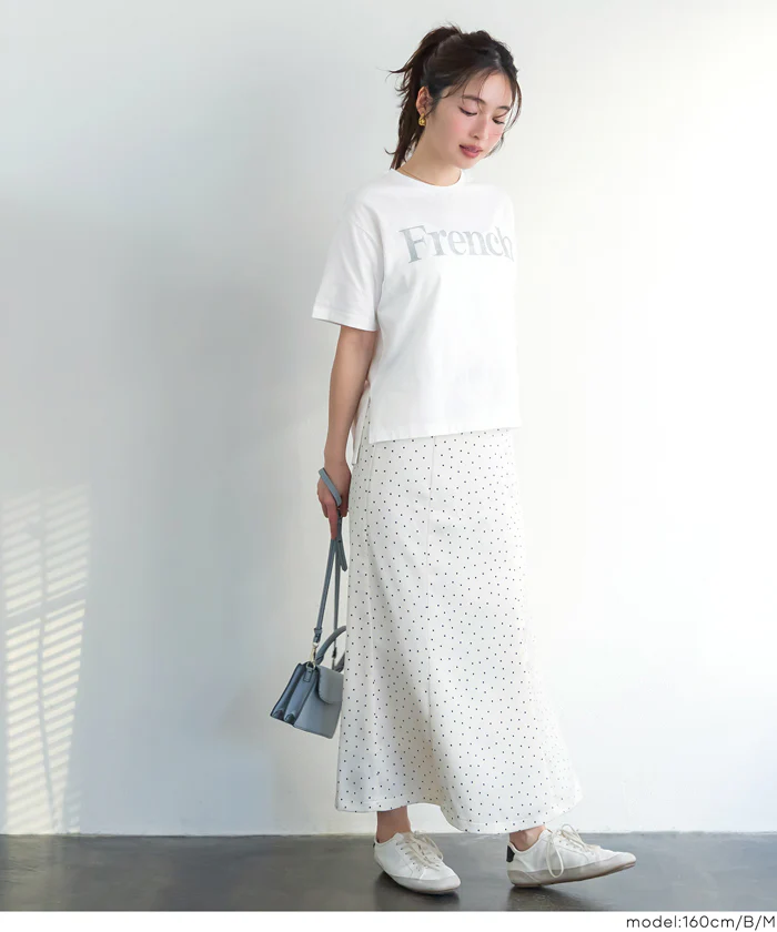ラメロゴ半袖Tシャツ レディース メール便不可 - Image 3