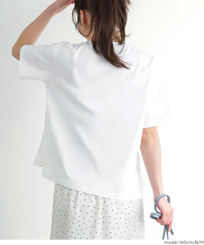 ラメロゴ半袖Tシャツ レディース メール便不可 - Image 4