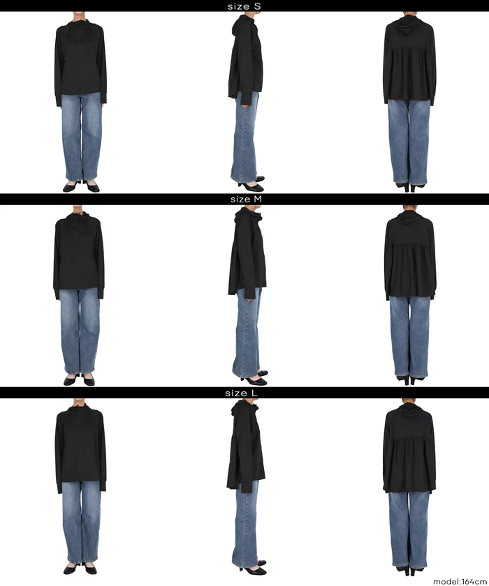 UVカットバックギャザーパーカー レディース メール便不可【田中里奈様着用】 - Image 17