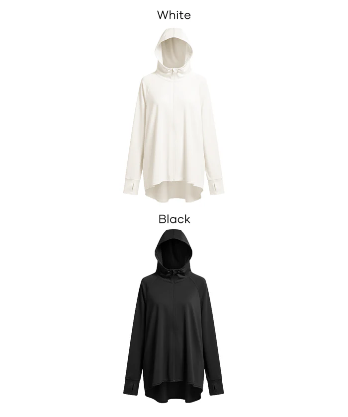 UVカットバックギャザーパーカー レディース メール便不可【田中里奈様着用】 - Image 19