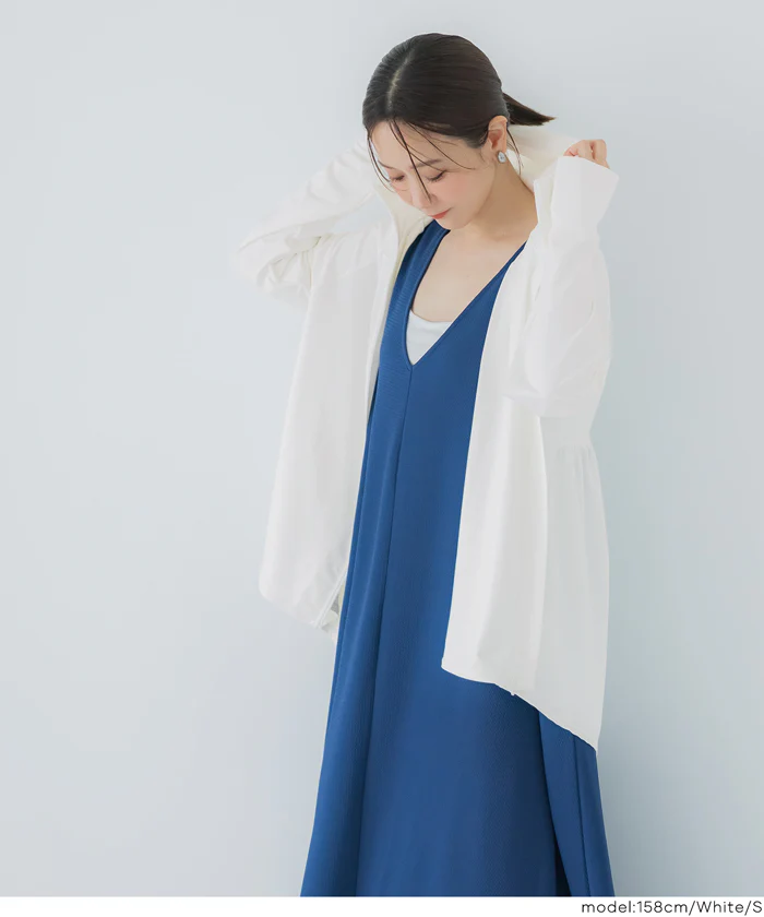 UVカットバックギャザーパーカー レディース メール便不可【田中里奈様着用】 - Image 7
