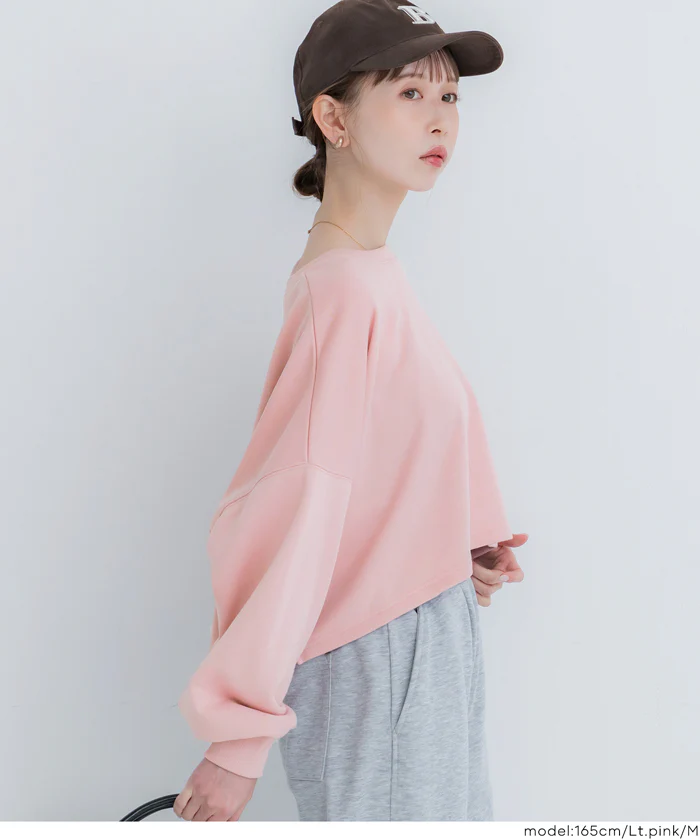 裏毛クロップドスウェット レディース メール便不可 - Image 12