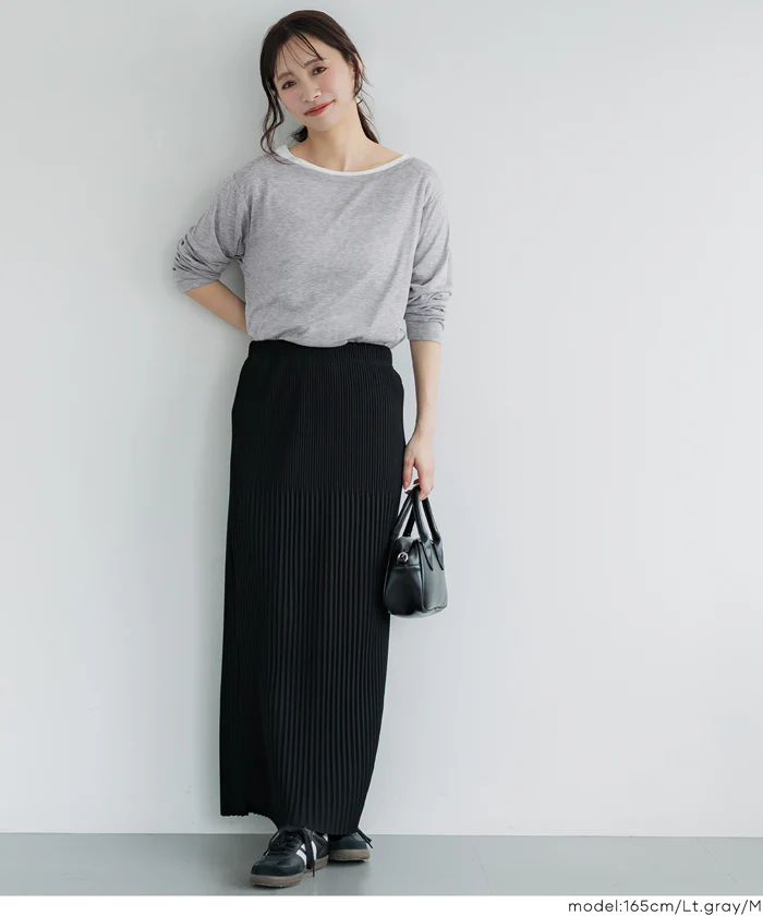 セール★1290円→990円 ワンショルダーシアー長袖Tシャツ レディース メール便可 - Image 11