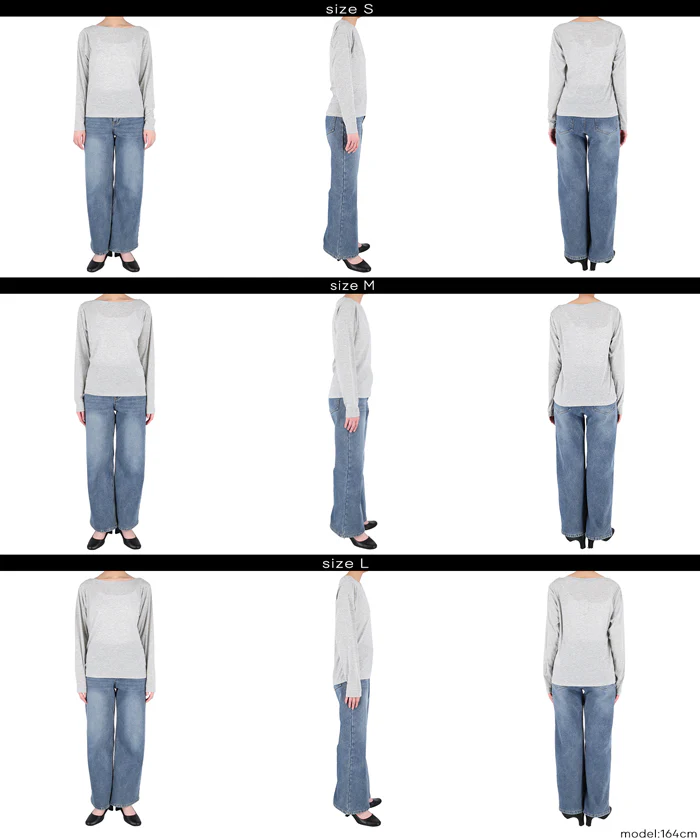 セール★1290円→990円 ワンショルダーシアー長袖Tシャツ レディース メール便可 - Image 14