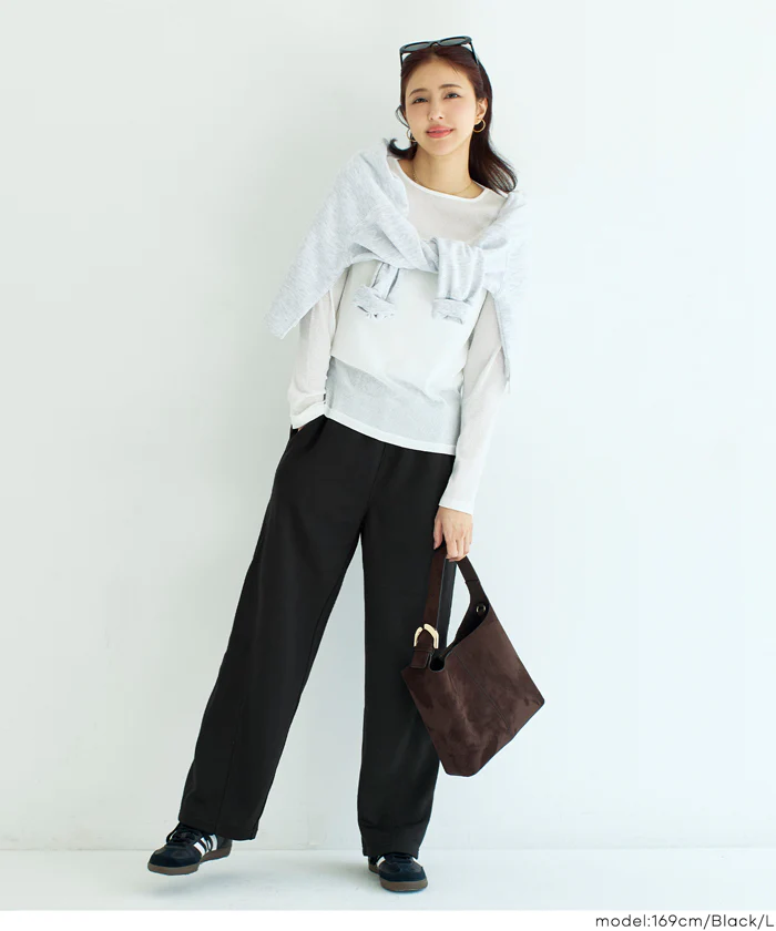 裏毛カーブスウェットパンツ レディース メール便不可 - Image 13