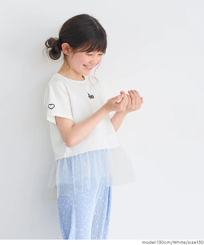 チュールドッキングTシャツ キッズ メール便不可 - Image 3