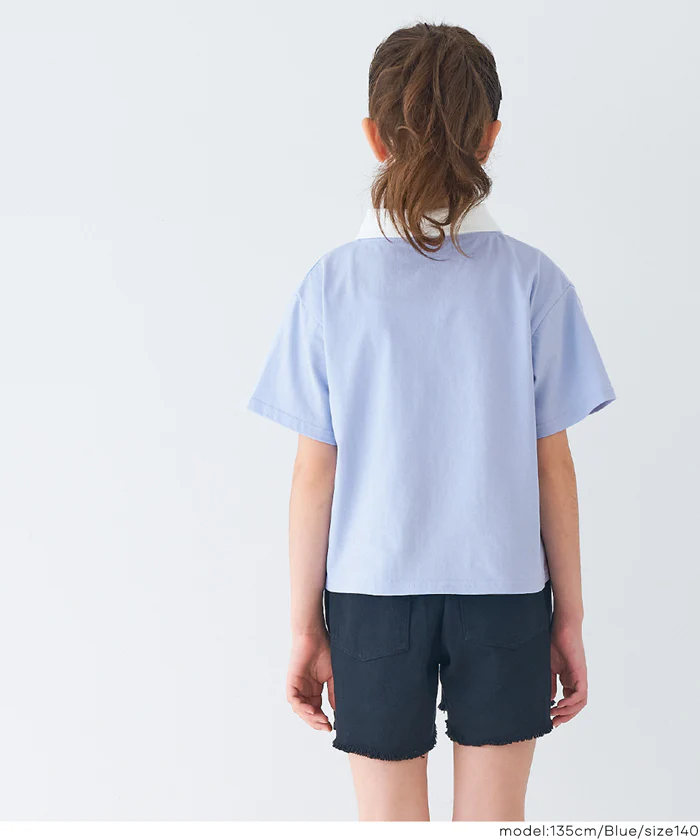 ハーフジップポロTシャツ キッズ メール便不可 - Image 10
