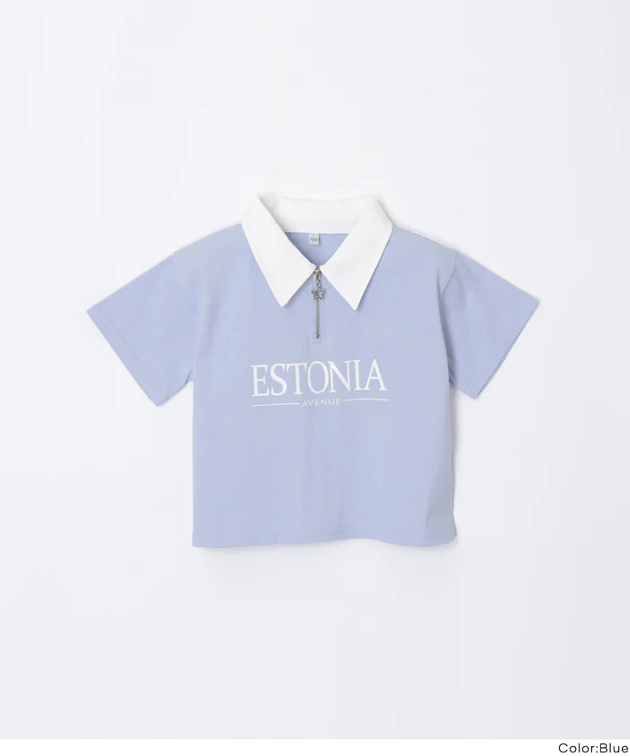 ハーフジップポロTシャツ キッズ メール便不可 - Image 15