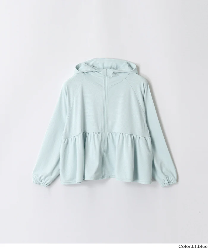 UVカットギャザーパーカー キッズ メール便不可 - Image 17