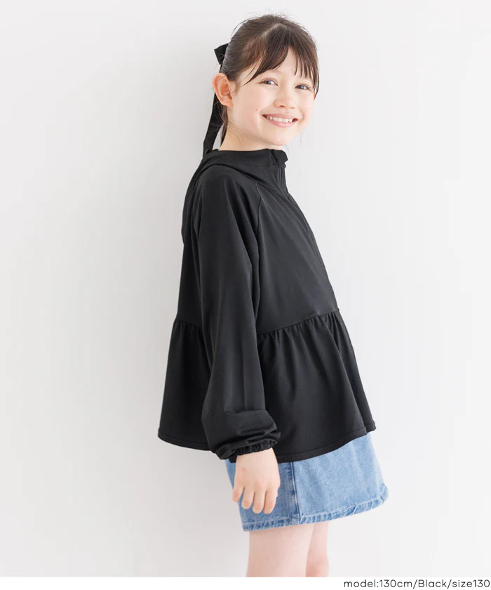 UVカットギャザーパーカー キッズ メール便不可 - Image 7