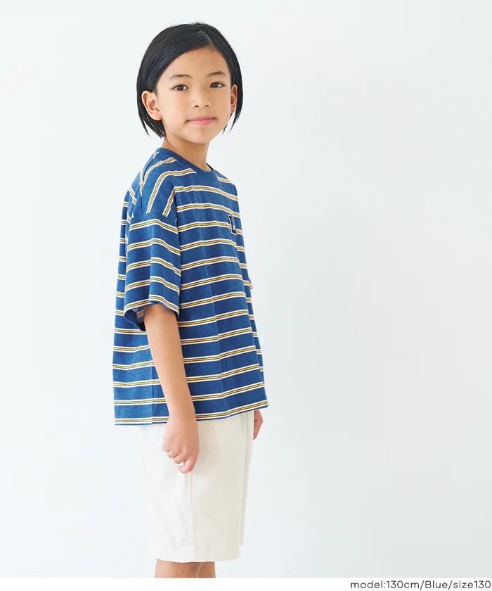 マルチボーダービッグTシャツ キッズ メール便不可 - Image 10