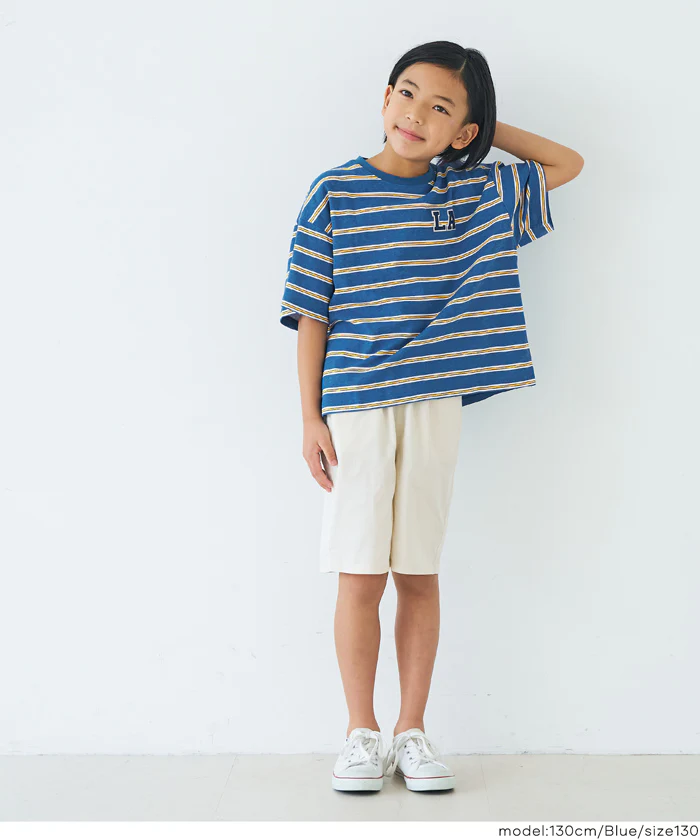マルチボーダービッグTシャツ キッズ メール便不可 - Image 11