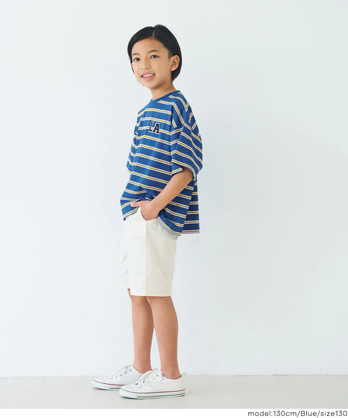 マルチボーダービッグTシャツ キッズ メール便不可 - Image 12