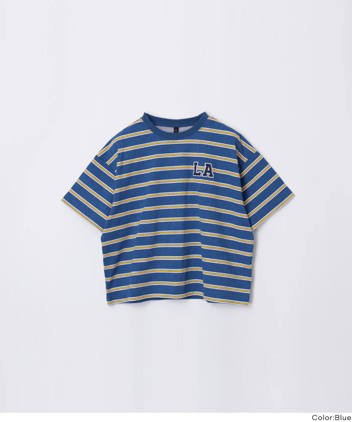 マルチボーダービッグTシャツ キッズ メール便不可 - Image 15