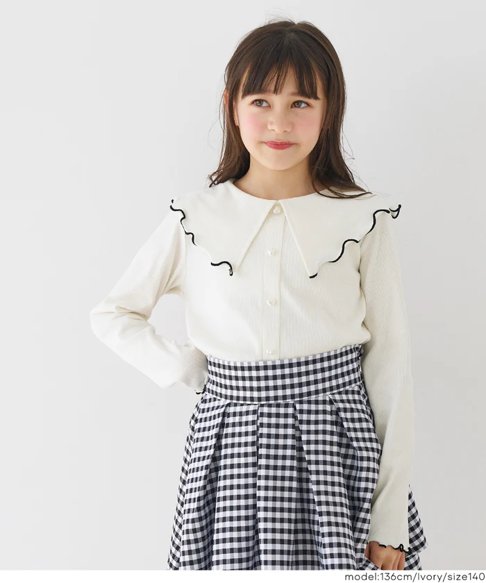リブハートボタントップス キッズ メール便不可 - Image 13