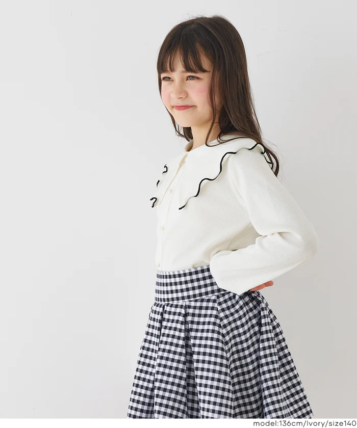 リブハートボタントップス キッズ メール便不可 - Image 9