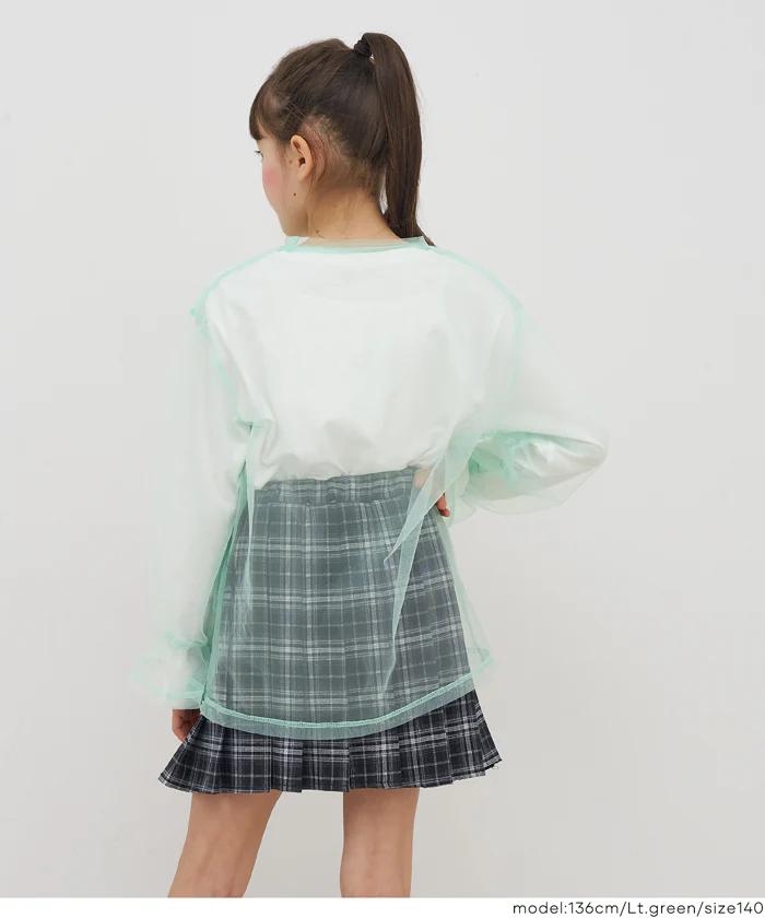 セール★1690円→550円チュールトップス＆長袖Tシャツ 2枚セット キッズ メール便不可 - Image 10