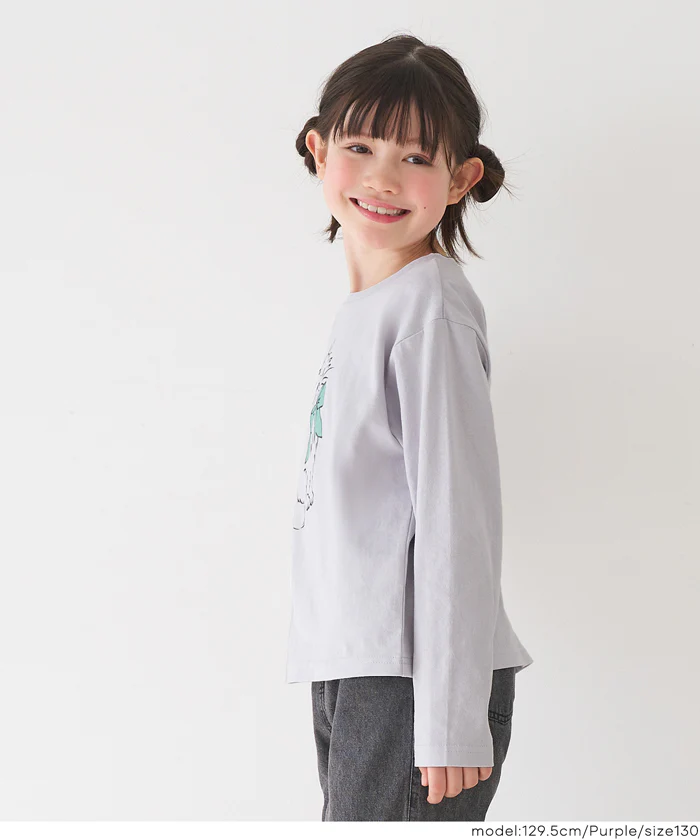 セール★1690円→550円チュールトップス＆長袖Tシャツ 2枚セット キッズ メール便不可 - Image 3