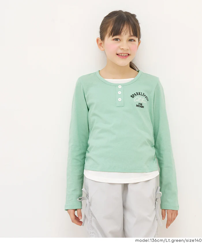 セール★1490円→990円 レイヤード風トップス キッズ メール便不可 - Image 12