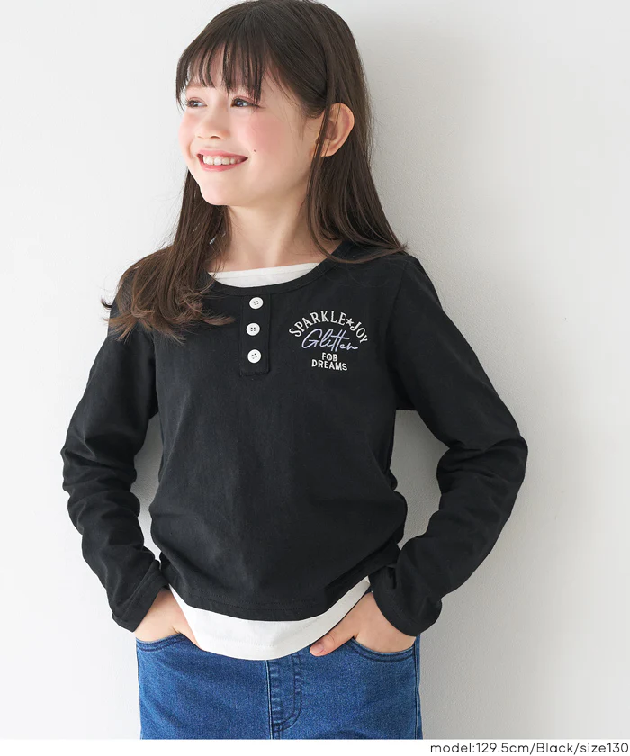 セール★1490円→990円 レイヤード風トップス キッズ メール便不可 - Image 6