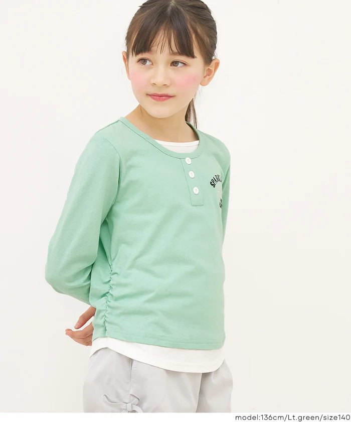 セール★1490円→990円 レイヤード風トップス キッズ メール便不可 - Image 9