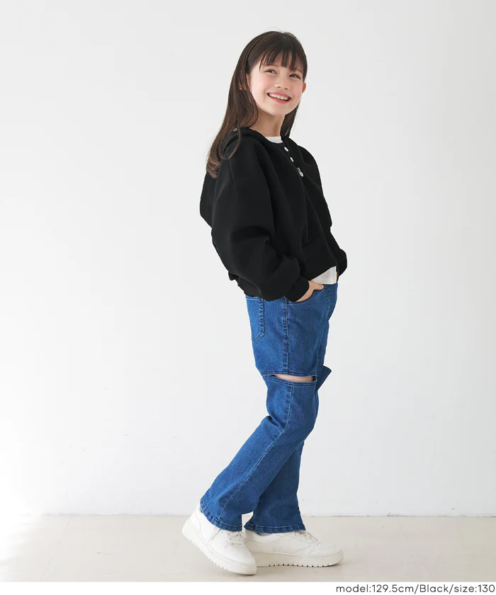 ソフトスウェットジップアップパーカー キッズ メール便不可 - Image 10