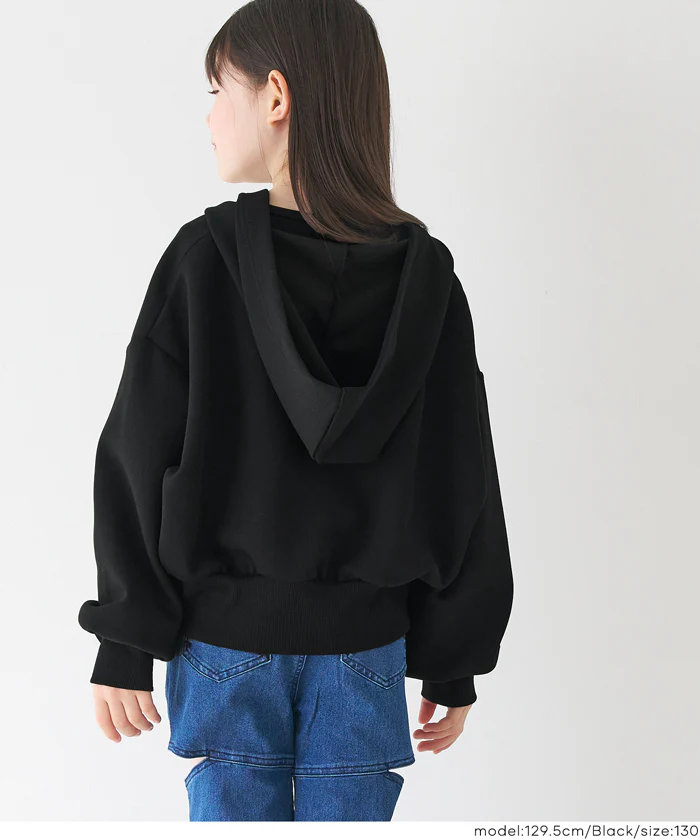 ソフトスウェットジップアップパーカー キッズ メール便不可 - Image 9