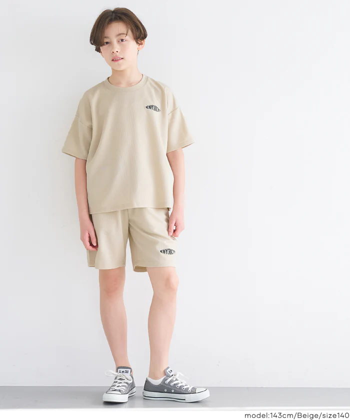 ライトエンボス刺繍ハーフパンツ キッズ メール便不可 - Image 3