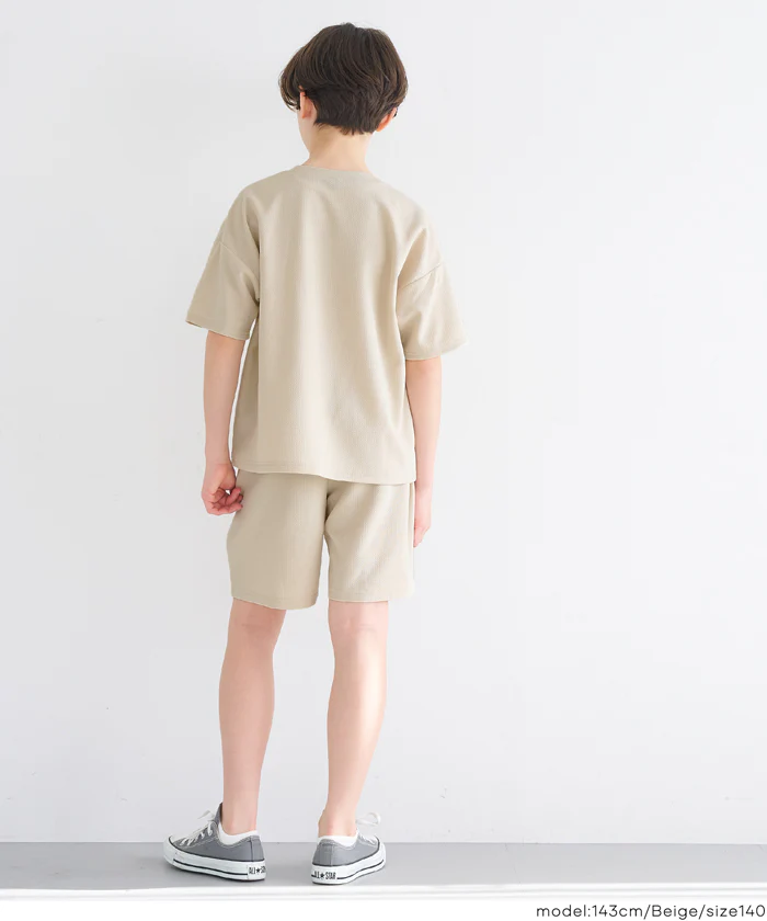 ライトエンボス刺繍ハーフパンツ キッズ メール便不可 - Image 5