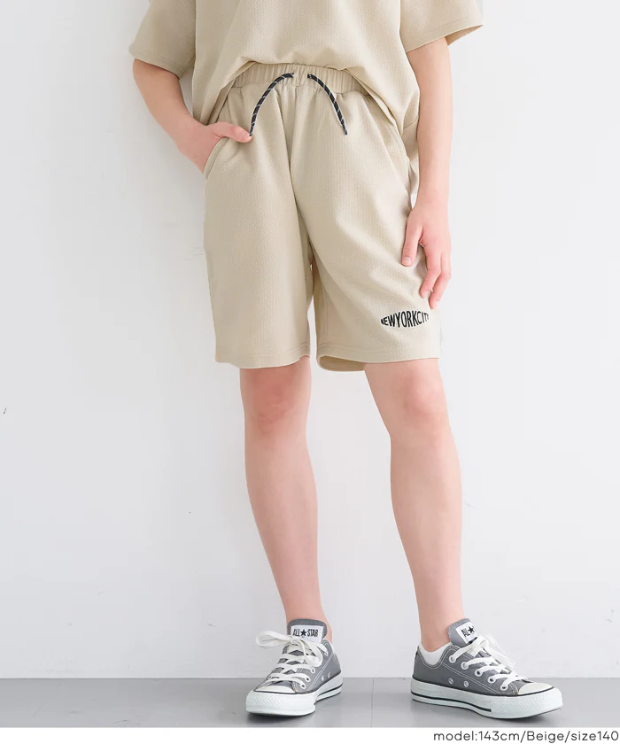 ライトエンボス刺繍ハーフパンツ キッズ メール便不可 - Image 6