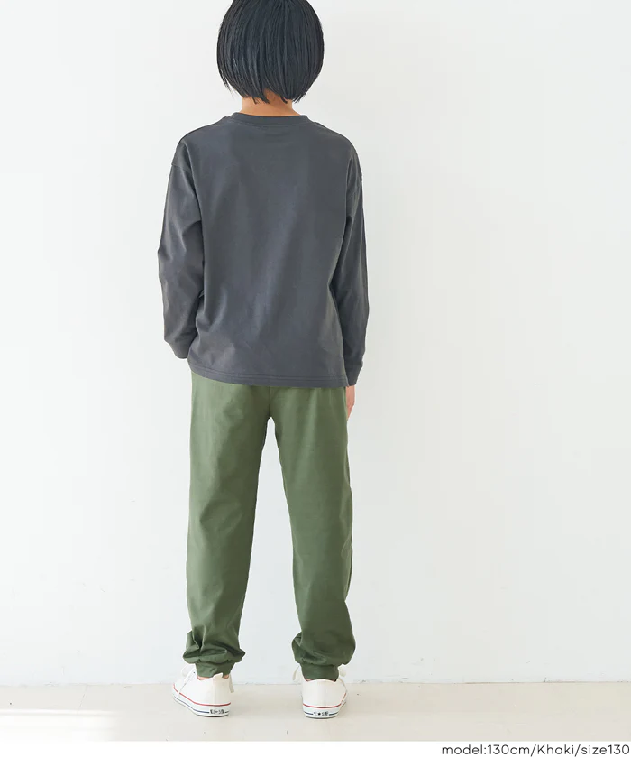 ネームストレッチジョガーパンツ キッズ メール便不可 - Image 11