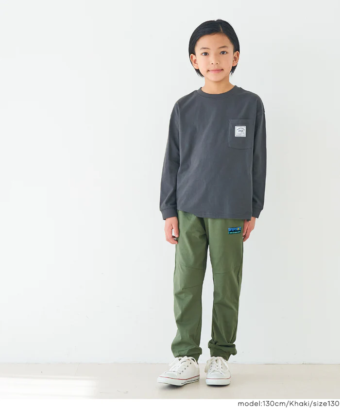 ネームストレッチジョガーパンツ キッズ メール便不可 - Image 12