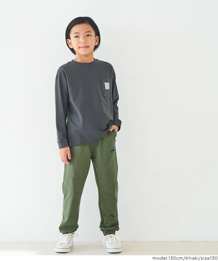 ネームストレッチジョガーパンツ キッズ メール便不可 - Image 9