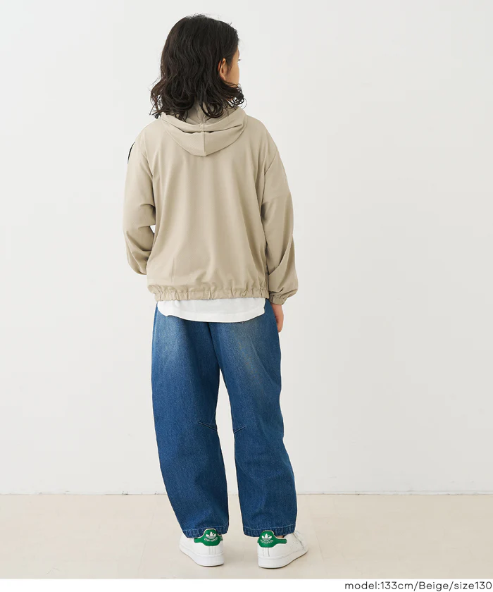 UVカットラインパーカー キッズ メール便不可 - Image 11