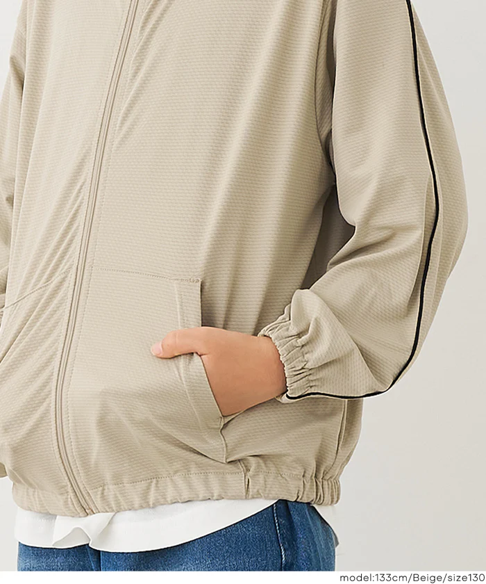 UVカットラインパーカー キッズ メール便不可 - Image 12