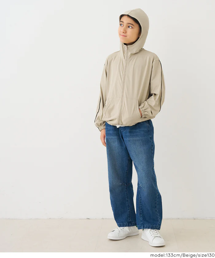 UVカットラインパーカー キッズ メール便不可 - Image 13