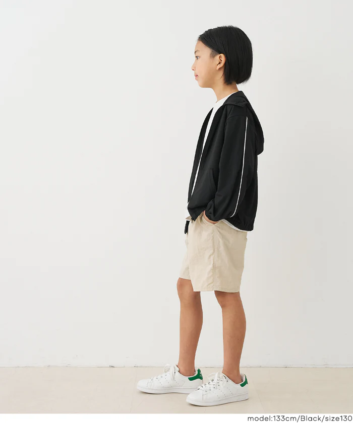 UVカットラインパーカー キッズ メール便不可 - Image 6