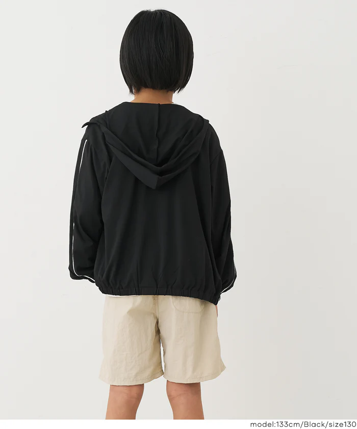 UVカットラインパーカー キッズ メール便不可 - Image 7
