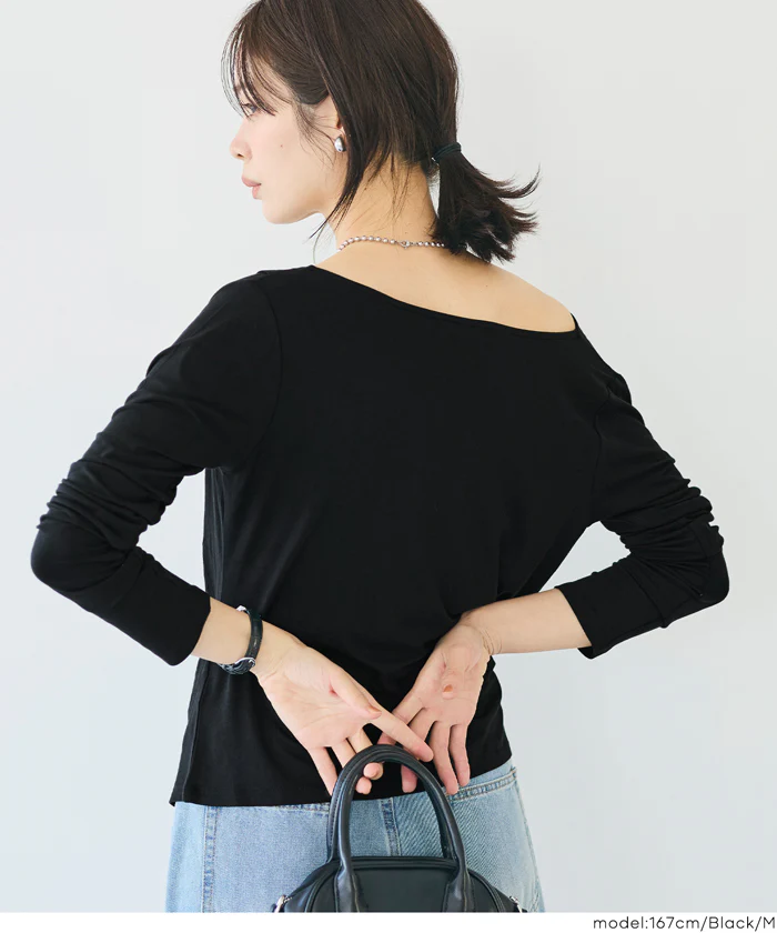 とろみドレープカットソー レディース メール便不可 - Image 13