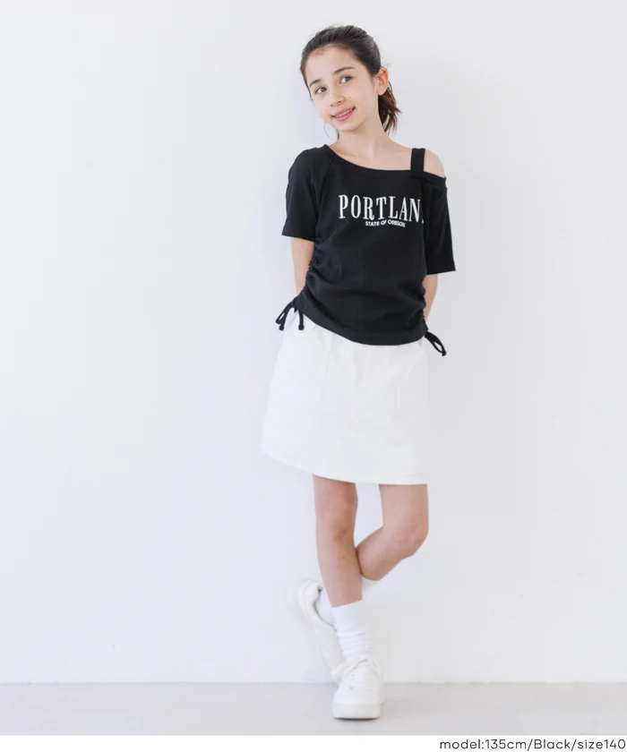 リブワンショルダートップス キッズ メール便可 - Image 7