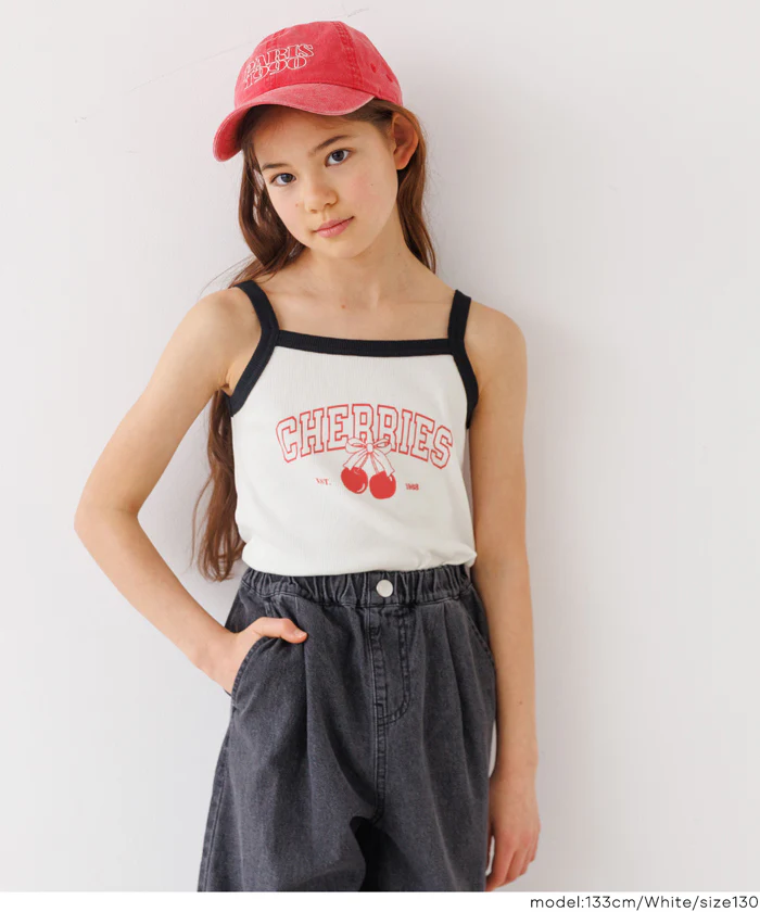 メッシュトップス＆キャミソール 2点セット キッズ メール便不可 - Image 6