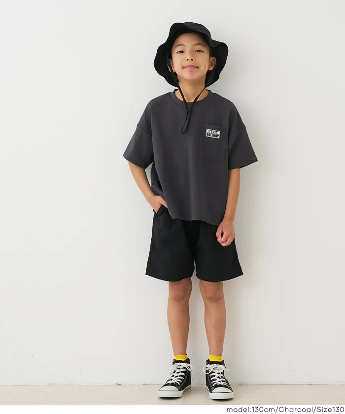 ライトエンボスポケットトップス キッズ メール便不可 - Image 3